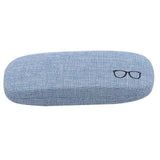 Boîtier lunettes rigide bleu