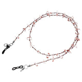 Chaine de lunettes en pierre naturelle