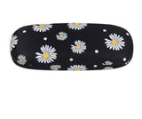 Etui à lunettes marguerite noir