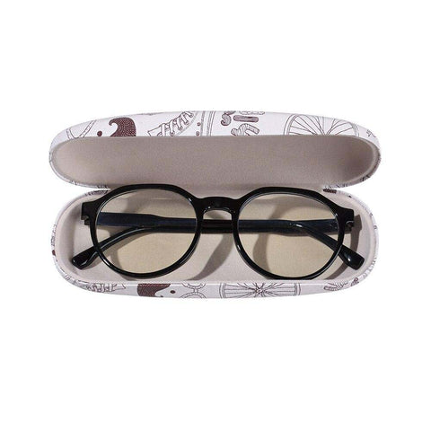 Etui à lunettes moustache