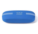 Etui lunettes dur bleu