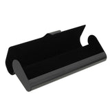 Etui à lunettes métallique noir
