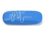 Etui à lunettes vibration bleu