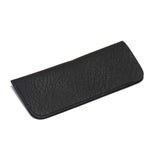 Etui lunettes cuir souple noir