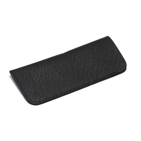 Etui lunettes cuir souple noir