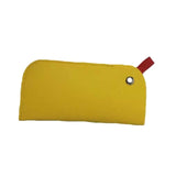 Etui à lunettes en tissu jaune