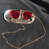 Chaîne pour lunettes femme