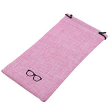 pochette lunette rose