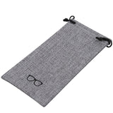 pochette lunette grise