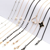 Chaîne lunettes étoiles Argent