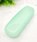 Boite à lunettes transparent vert