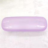 Boite à lunettes transparent violet