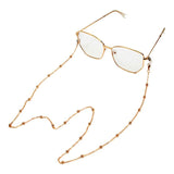 Chaîne lunettes boule diamantée