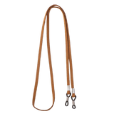 Long cordon à lunettes marron