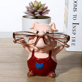 Porte lunettes cochon