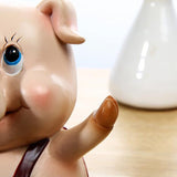 Porte lunettes cochon