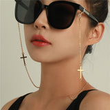 Chaîne lunettes croix