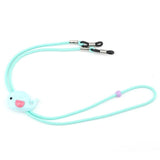 Cordon lunette enfant bleu clair