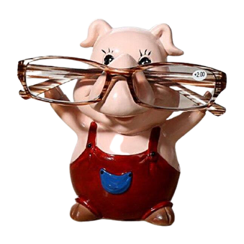 Porte lunettes cochon