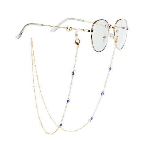 Chaîne pour lunettes perle