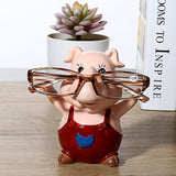 Porte lunettes cochon