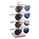 Support pour lunettes en bois